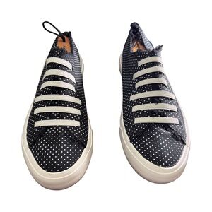 Rocket Dog Black and White Polka Dot Sneakers